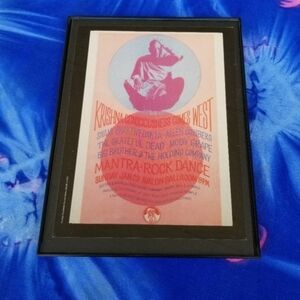Grateful Dead Allen Ginsberg Janis Joplin Jerry Garcia Wall Decor